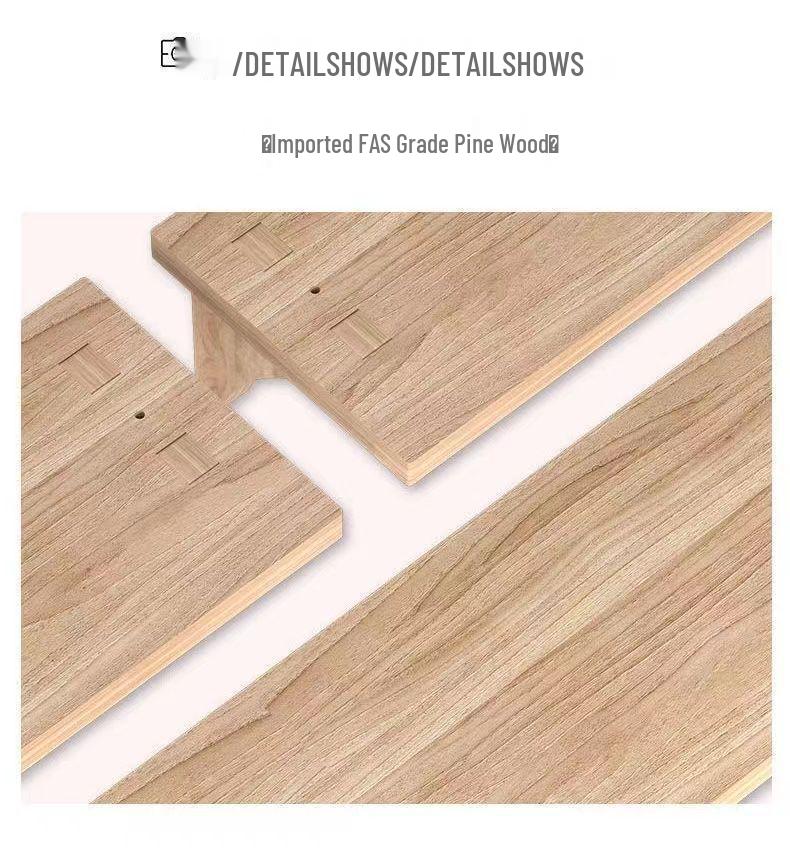 Solid Wood No-Punch Wall Shelf for Living Room or Bedroom - Snack Partition & Display