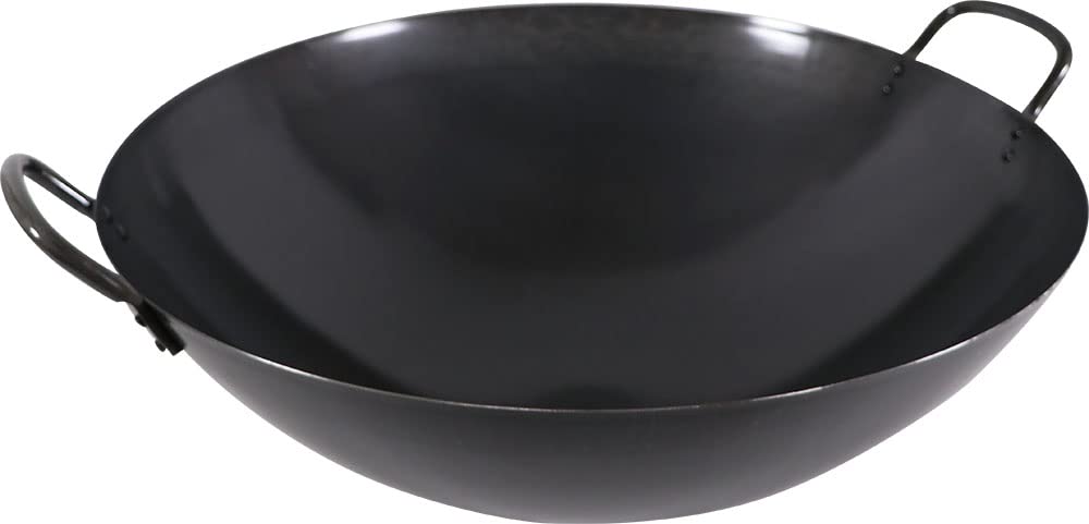 

Kanda Kanda Iron Pot Толщина железной пластины Сделано в Tsubame Два коммерческих использования 001316 Вок, 60 см, 1,6 мм, Япония, Sanjo, Руки, Китайский, чёрный