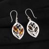 Citrine Gemstone Silver Earring, 925 Sterling Silver Handmade Earring, Unique Silver Earring, Dangle & Drop Earring CE-24-11