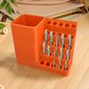 Screw Bit Holder Storage Box Orange Hex Bit Holder Rack Plastic Screwdriver Head Storage Case for Tools Accessories
