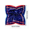 1Pc Square Flight Attendants 50x50CM Elegant Women's Scarfs Fashionable Hijab Bandana Polyester