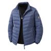 Mens Stand Collar White Duck Down Jacket Slim Casual Short Warm Winter Outerwear