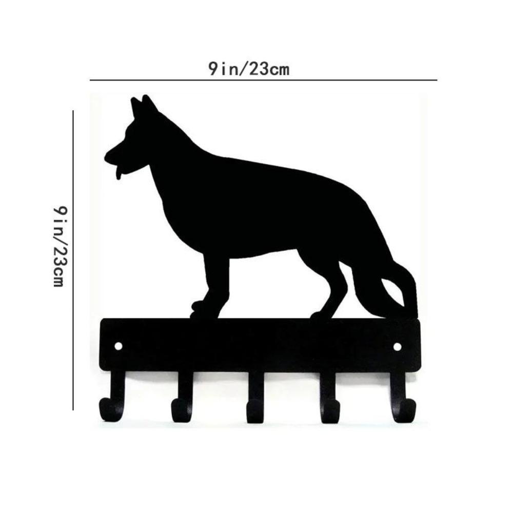 Rottweiler Key Leash Wall Hanger 22.9x23.8cm Pet Wall Art