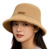 Fashion Foldable Fisherman Hat Wide Brim Lightweight Beach Sun Hat Uv Protection Panama Straw Hat