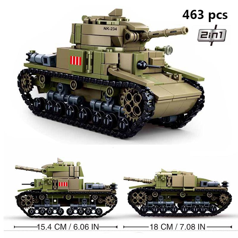 Tankové sady 2023 nové vojenské vozidlo stavebnice stavebnice ww2 německo usa T34 světová válka 2 1 i ii obrněný tank