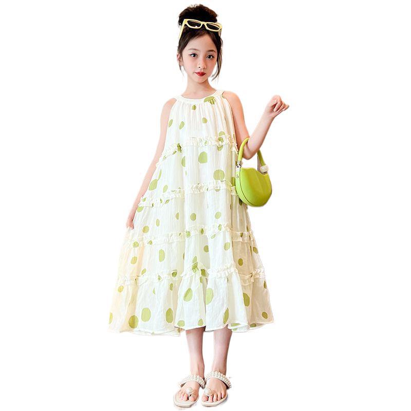 Girls Sleeveless Summer Princess Dress for Big Kids Stylish and Cool