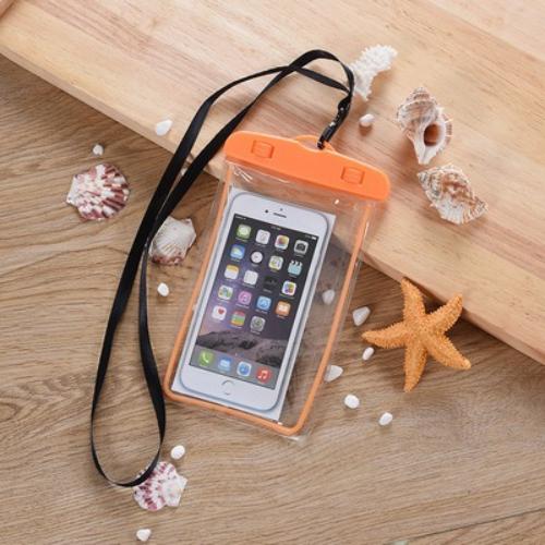 Summer Swimming Waterproof Phone Pouch Bag Phone Card Bag Case Cover for Phone Water Sports Beach 6.5 Inch Waterproof Case