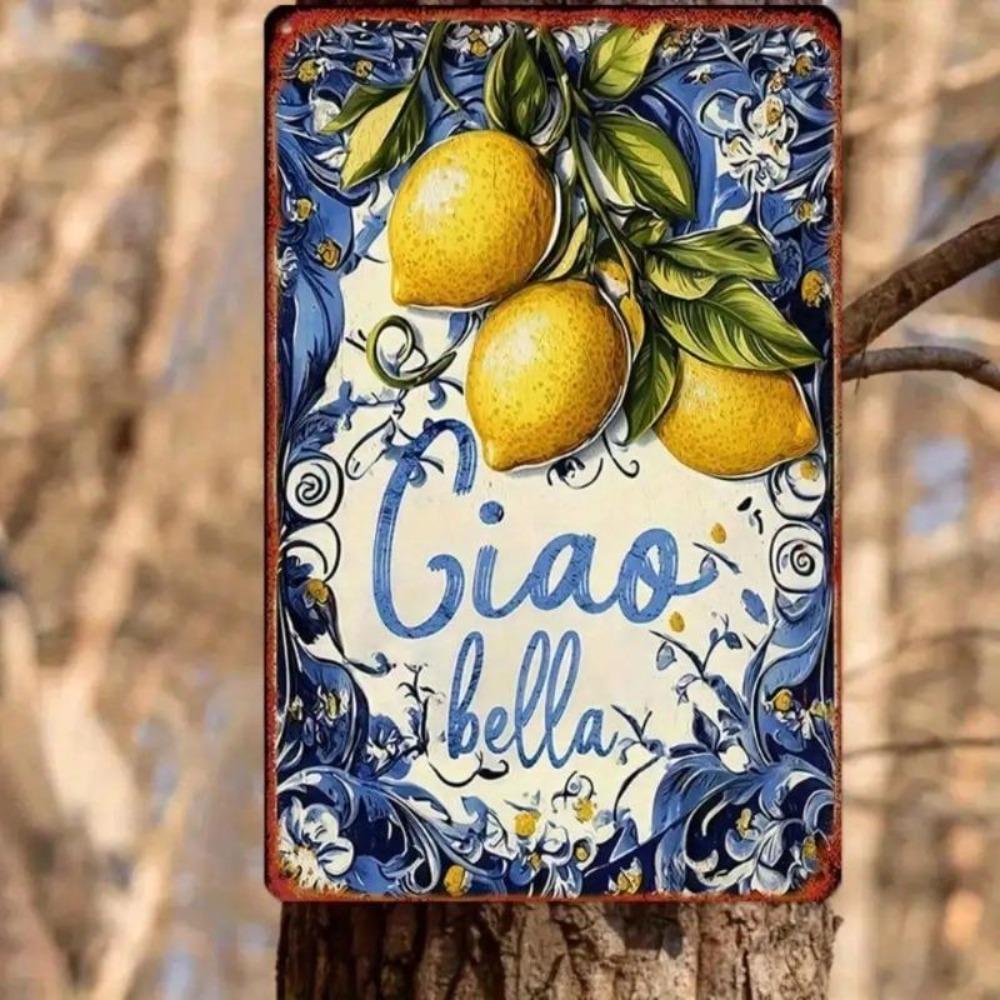 Vintage Metal Tin Sign Wall Decor Home Kitchen Cafe Bar
