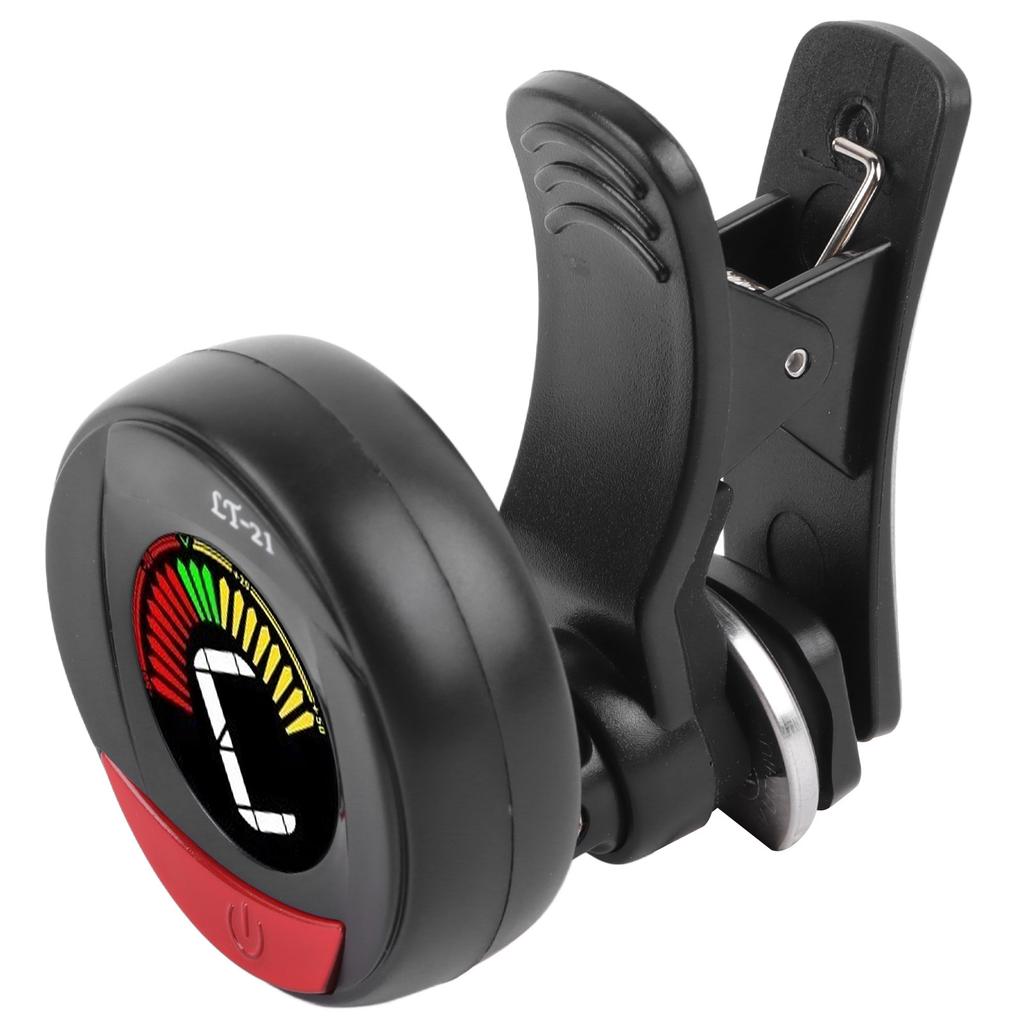 Guitar Tuner Black Professional Digital Electronic Clip On Guitar Tuner with Color Display Screen
