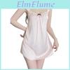 Satin Sleepwear Dress For Women With Deep V Neck And Sleeveless Design For Home And Lounge Use