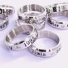 BTS Bangtan Boys Dual-Use 304 Edelstahl Stern Ring & Halskette für Damen