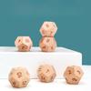 Twelve-sided Digital Dice Children's Early Education Mathematics Cognition Parent-child Interaction Intellectual Development Wooden Dice Toy