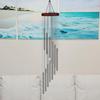 12 Tubes Wind Chime Aluminum Balcony Coffee Shop Gold