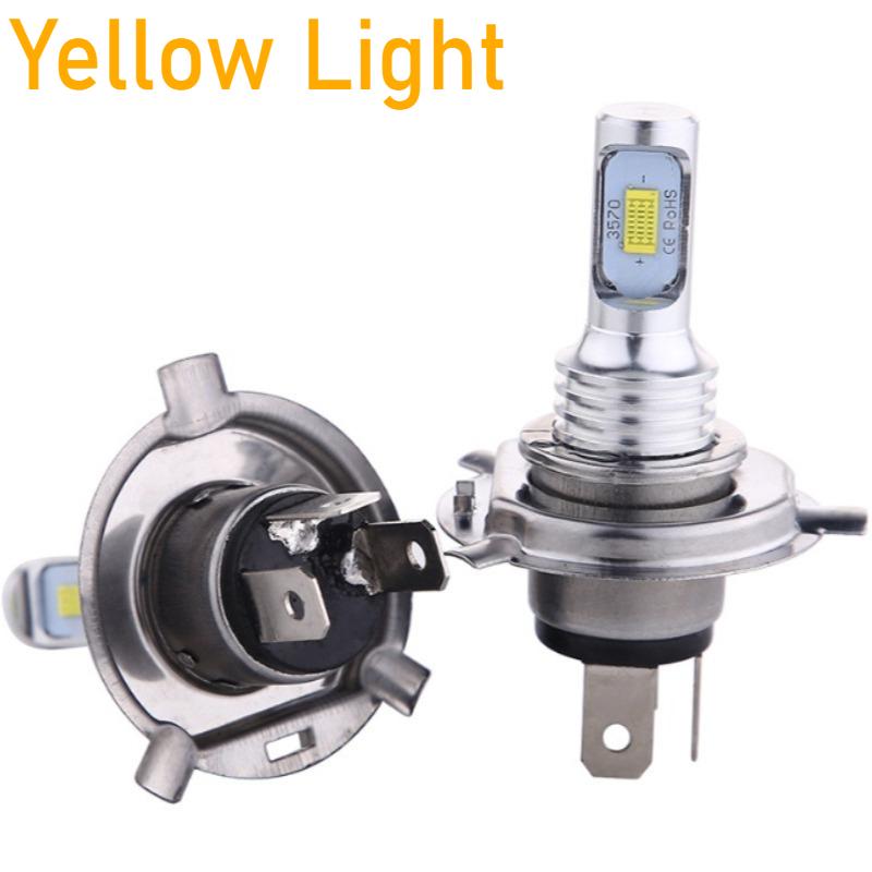Nebelscheinwerfer H4 80W 3570 2SMD Hochhelligkeit Automotive LED Dekodierung H4 Motorrad Auto Licht