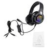 3.5mm Gaming Headset with  Directional Microphone, Over Ear Game Headset with RGB Lighting, Volume Control for Smartphone, Laptop, Desktop PC, Gami