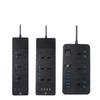Multinational Power Strip: UK, EU, US Sockets with USB Converter & HK Plug Extension Cord