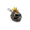 Punk 3D Helmet Keychain Spiked Skull Pendant Car Key Ring Gothic Accessories