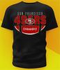 San Francisco 49ers Ball Distressed Shirt Sizes From Youth To Adult 6XL