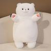 Bear Panda Long Plush Toy Cartoon Animal Stuffed Doll Bedroom Decoration 60cm