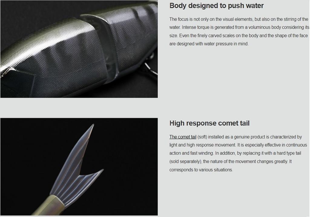 Galapagos Grace 240F Jointed Swimbait Floating Lure 10 (2652)