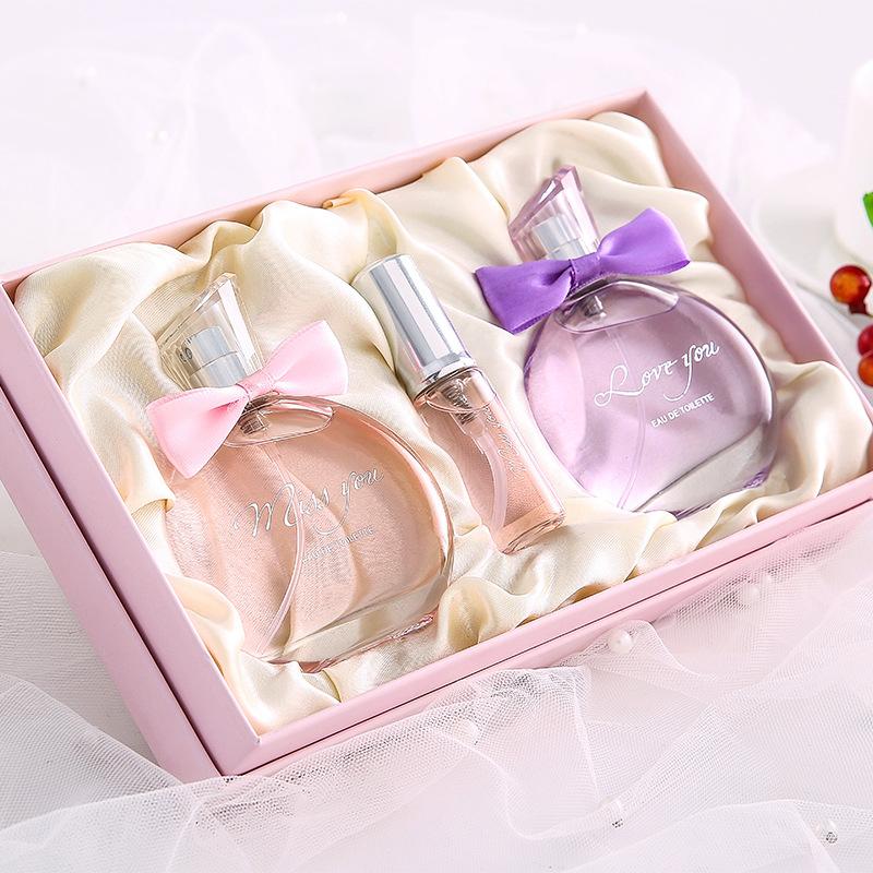 Set Gift Box Perfume Women's Perfume Lasting Light Fragrance Natural Fresh Floral and Fruit Fragrance
