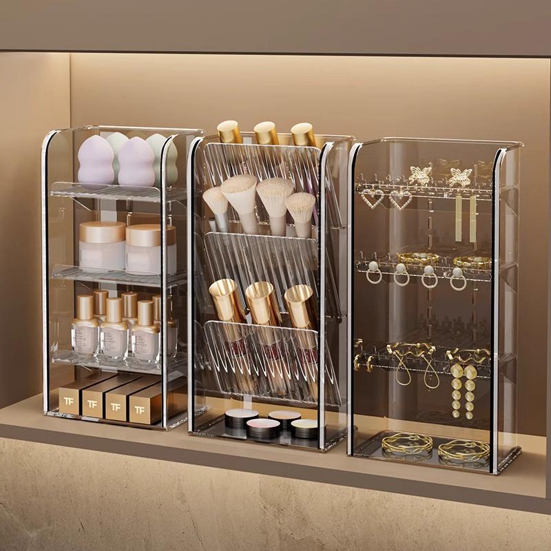 Mirror Cabinet with Interior Dividers for Bathroom Vanity and Cosmetic Storage