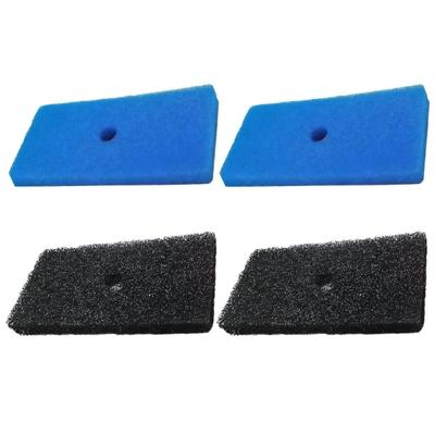 Lot de 2 Paires Mousse Media Éponge pour Filtre d'Étang pour Boîte de Filtration 52231 et 52229 Nettoyage Efficace de l'Eau