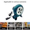 High Efficiency Outdoor Barbecue 48V 80W Metal Air Blower for Campfire Popcorn Maker Outdoor Cooking Tricycle Compatible
