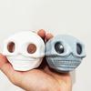 Popping Eye Skull Squeeze Toy Worm Inside Anxiety Stress Relief Skull Pinch Sensory Toy Teens Adults Soft TPR Calming Skull Fidget Toy