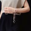 Phone Wrist Strap Lanyard Hand Strap Square Rhinestones Decor,Length: 25cm