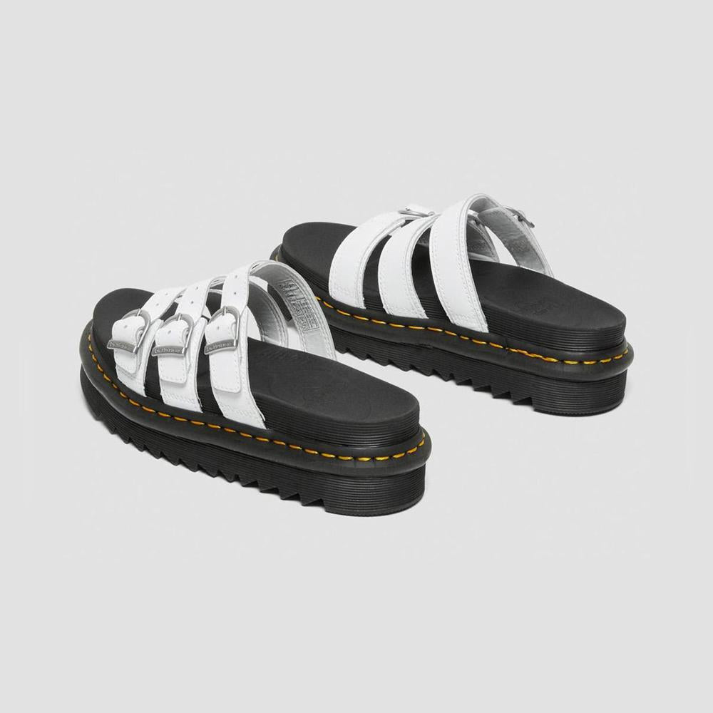 Sandals Dr. Martens White Blaire Slide