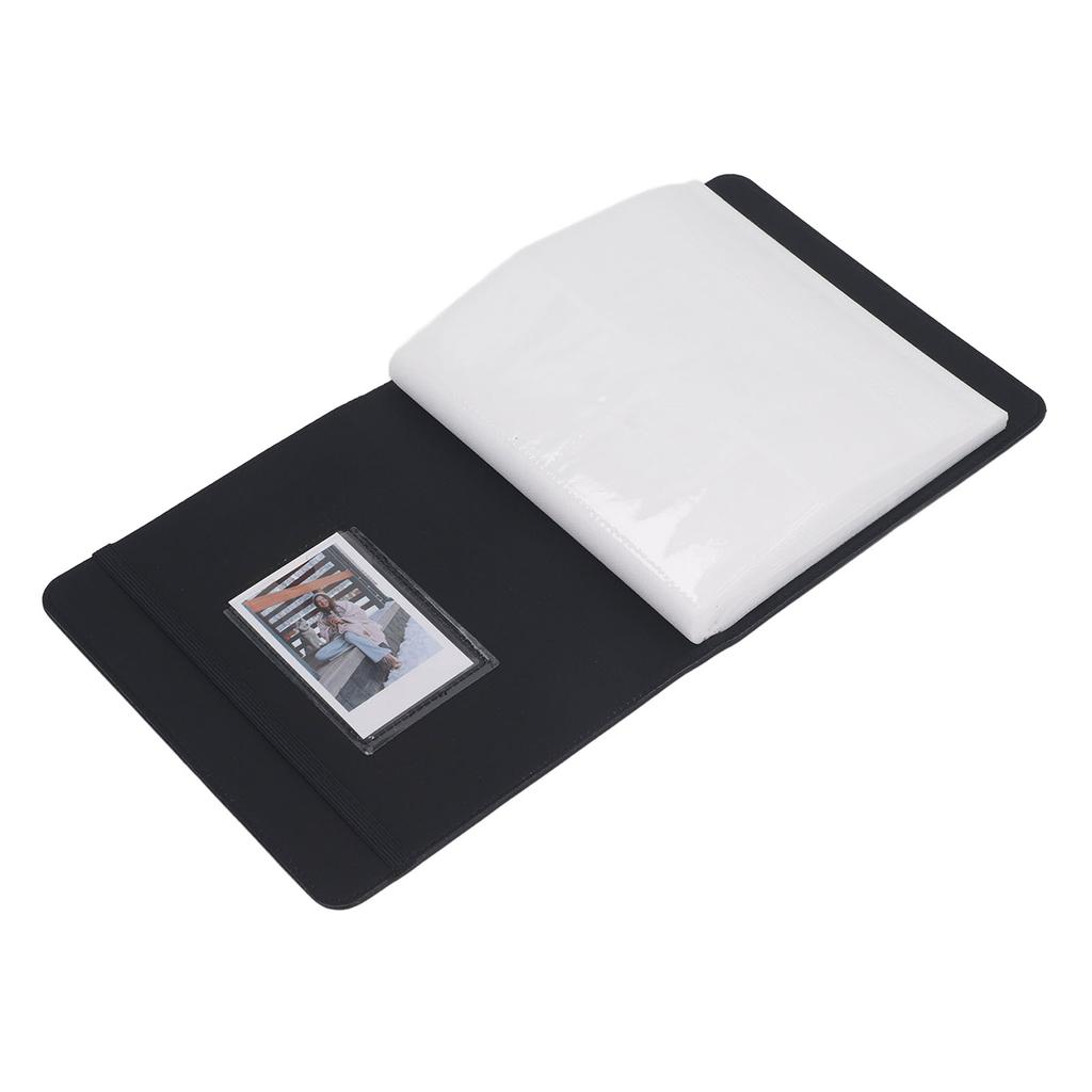 Leather Cover Photo Album Vintage 288 Photos Large Capacity Small for 3in Instant Camera Photos