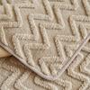 1PC Wave Pattern Plush Sofa Cushion Light Luxury Sofa Mat Towel Solid Color Anti-slip Couch Slipcover for Living Room Decor