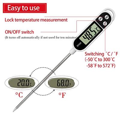 Thermometer Kitchen Thermometer Kitchen Accessory Kitchen Thermometer Kitchen Thermometer 5Second Barbecue LCD Screen Thermometer for Patisserie BBQ