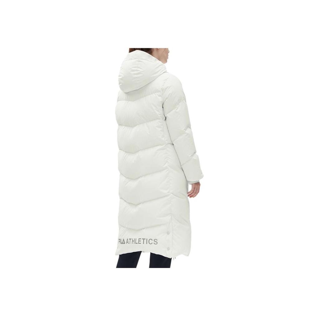 New FILA Down Jacket Women's Tallow White A11W242906F-IV