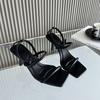 Fashion SUOJIALUN 2025 Summer New Brand Women Sandal Fashion Narrow Band Ladies Elegant Gladiator Shoes Thin High Heel Dress Pumps