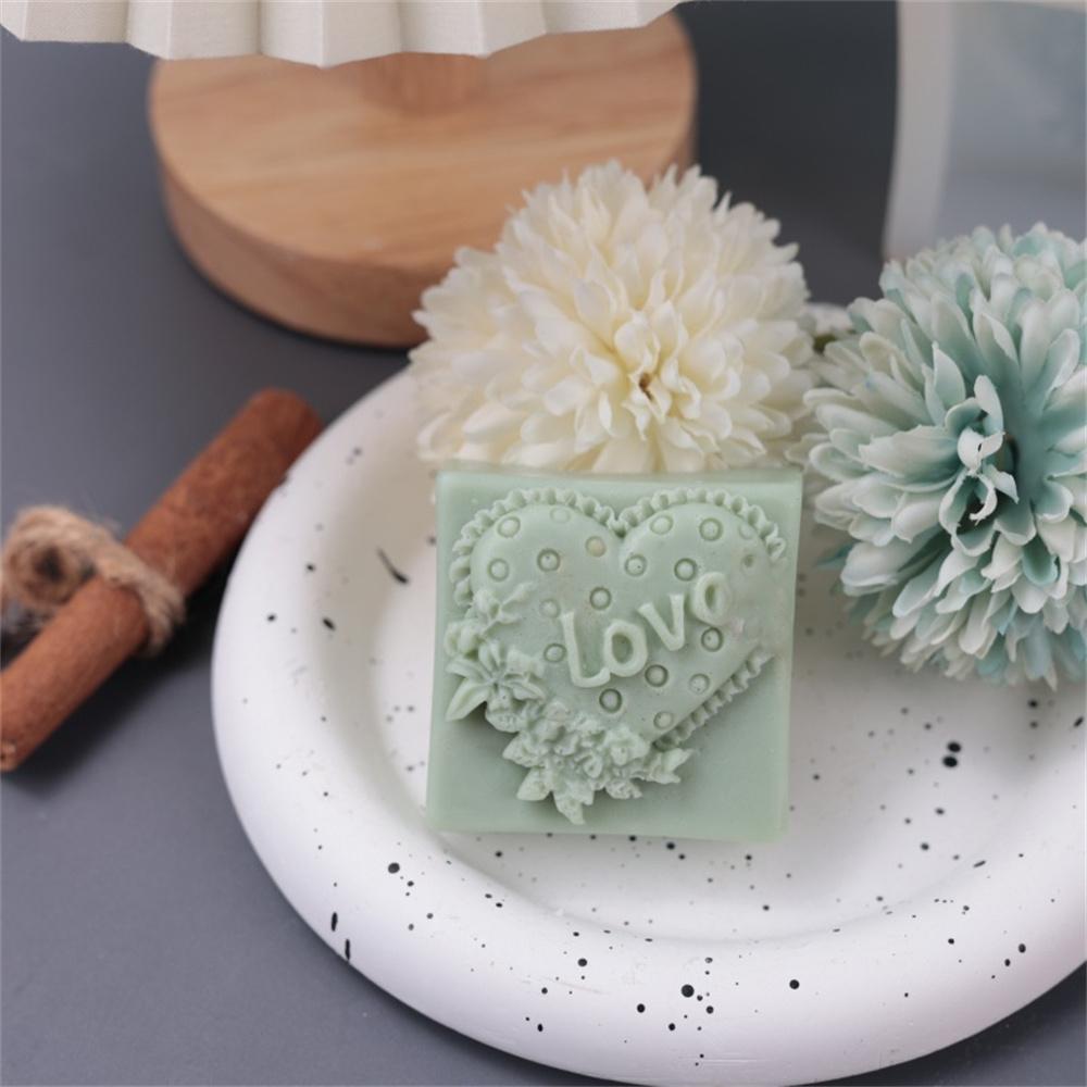 Chocolate Mold Rose Pattern Handmade Soap Moulds Silicone Mold Love Bouquet Design Aromatherapy Candle Mold For Gift Making Home