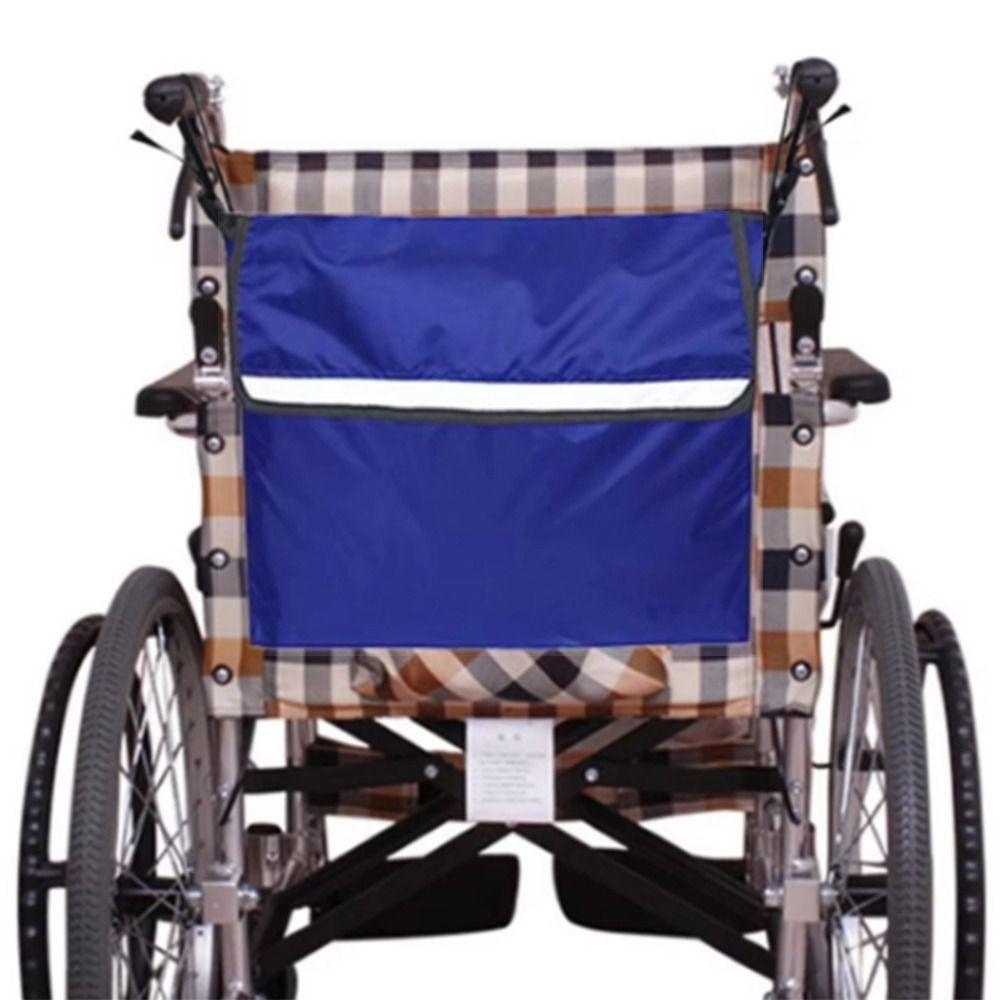 Reflective Stripe Wheelchair Backpack Bag Large Capacity Wheelchair Pouch  School Supplies