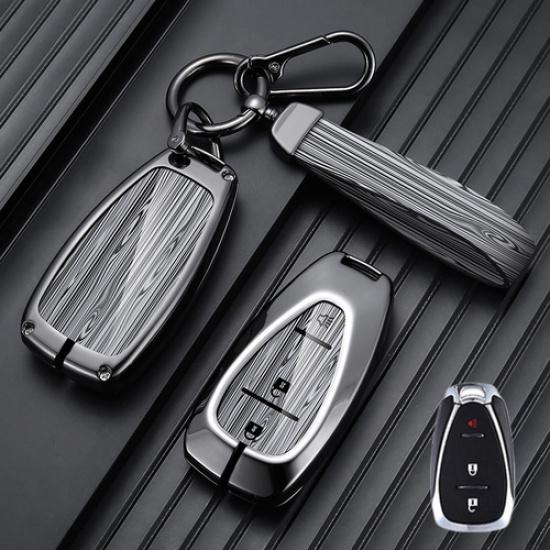 Aluminum Alloy ABS Car Key Fob Case Cover For Chevrolet Camaro Volt Cruze Malibu