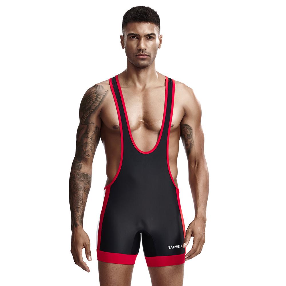 Men's Wrestling Sports Bodysuit Tank Top for Training
