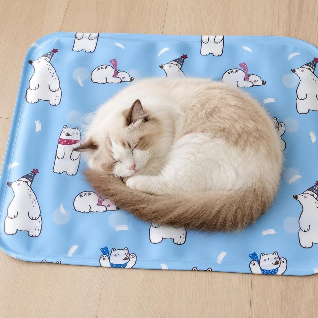 Pet with Design - Summer Cool Pad for Dogs and Cats, Comfortable and Breathable