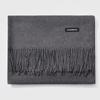 2024 Autumn/Winter Women's Solid Color Faux Cashmere Shawl & Snood Scarf Set