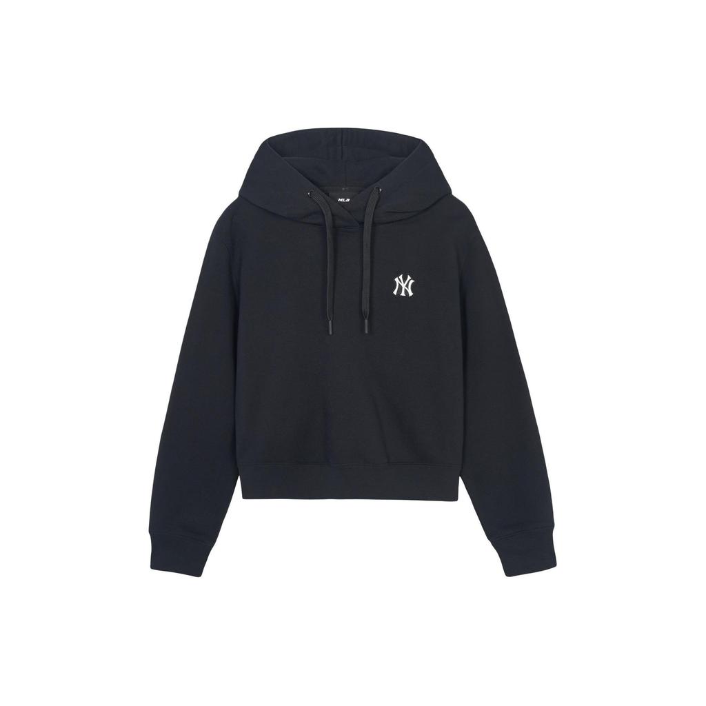 MLB SS24 New York Yankees Letter Logo Hoodie Women Hoodies Black 3FHDB1341-50BKS