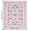 Soft Flower Carpet Non-slip Door Gasket Durable Blanket  for Living Room Tea Table Bedside