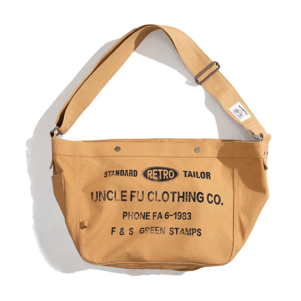 American Vintage Newspaper Boy Design Shoulder Bag [Tsutael] Bag/Retro