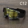 Motorradbrille Dirtbike-Brille Motocross-Brille Winddicht ATV-Brille Staubdicht Kratzfest