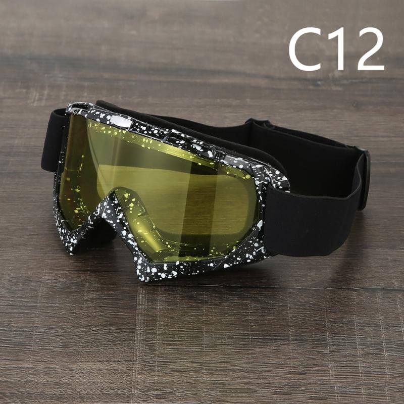 Motorradbrille Dirtbike-Brille Motocross-Brille Winddicht ATV-Brille Staubdicht Kratzfest