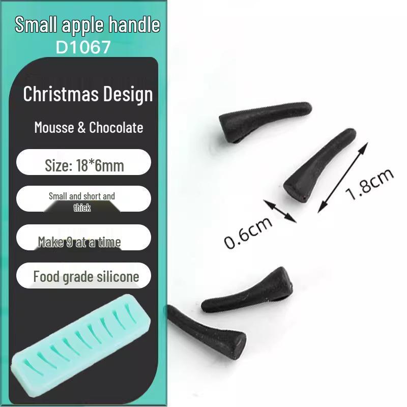 Silicone Christmas Sleigh Mold: Food-Grade Chocolate Shells for Fun Festive Cake and Mousse Decorations