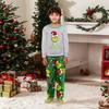 Parent-child Christmas Print Home Suit Long-sleeved Top And Pants