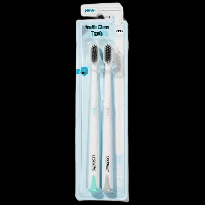Leng Suan Ling Gentle Clean Spiral Soft Bristle Toothbrushes 20-Count Pack